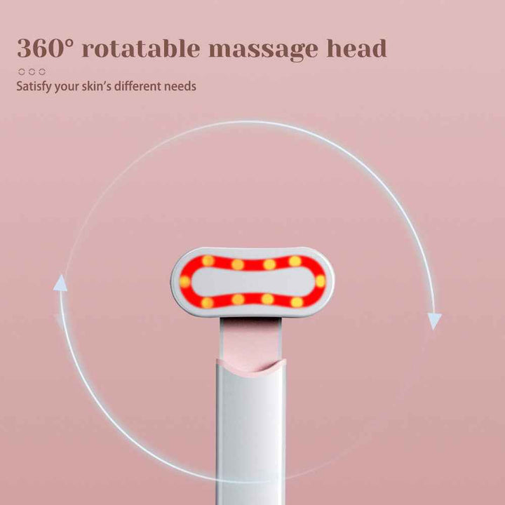 Rotating EMS Eye Massager Wand with Heat and Microcurrent