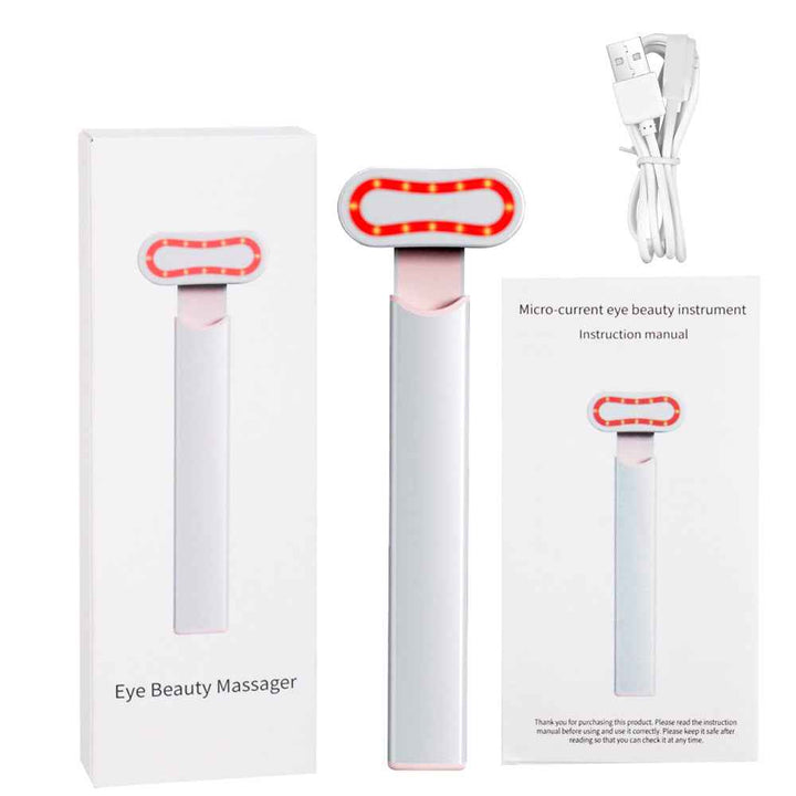 Rotating EMS Eye Massager Wand with Heat and Microcurrent