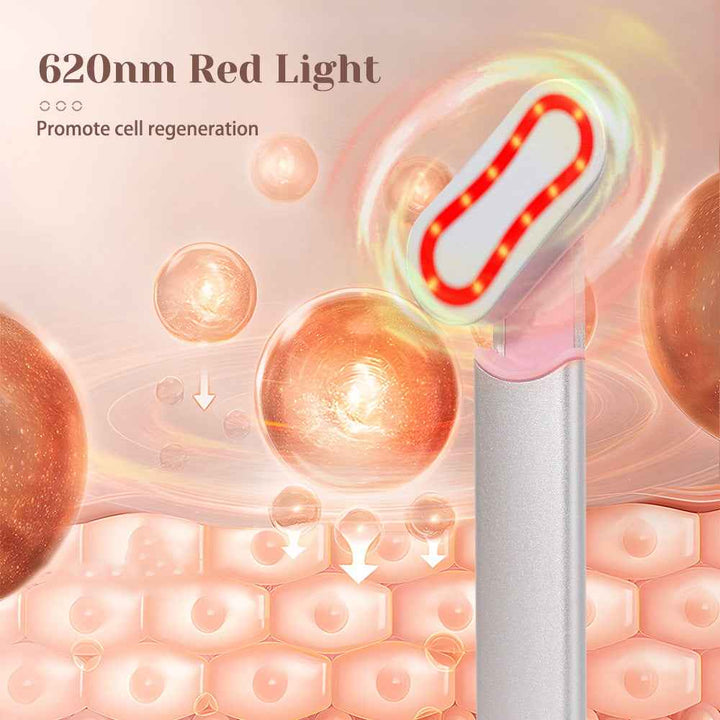 Rotating EMS Eye Massager Wand with Heat and Microcurrent