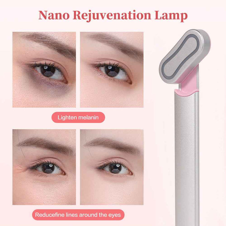 Rotating EMS Eye Massager Wand with Heat and Microcurrent