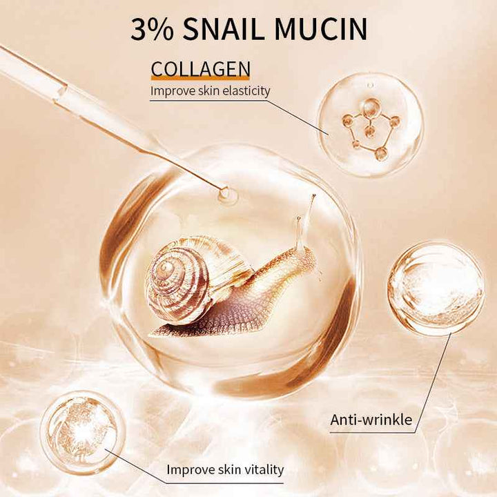 Snail Collagen Anti-Aging Serum for Firming and Wrinkle Care