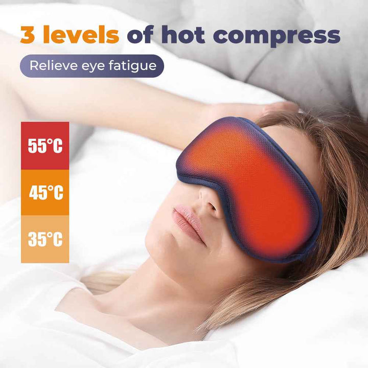 USB Heated Eye Massager – Smart Eye Mask for Home Use