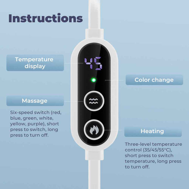USB Heated Eye Massager – Smart Eye Mask for Home Use