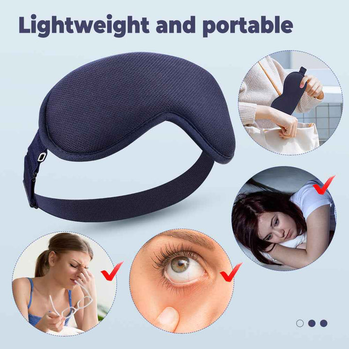 USB Heated Eye Massager – Smart Eye Mask for Home Use