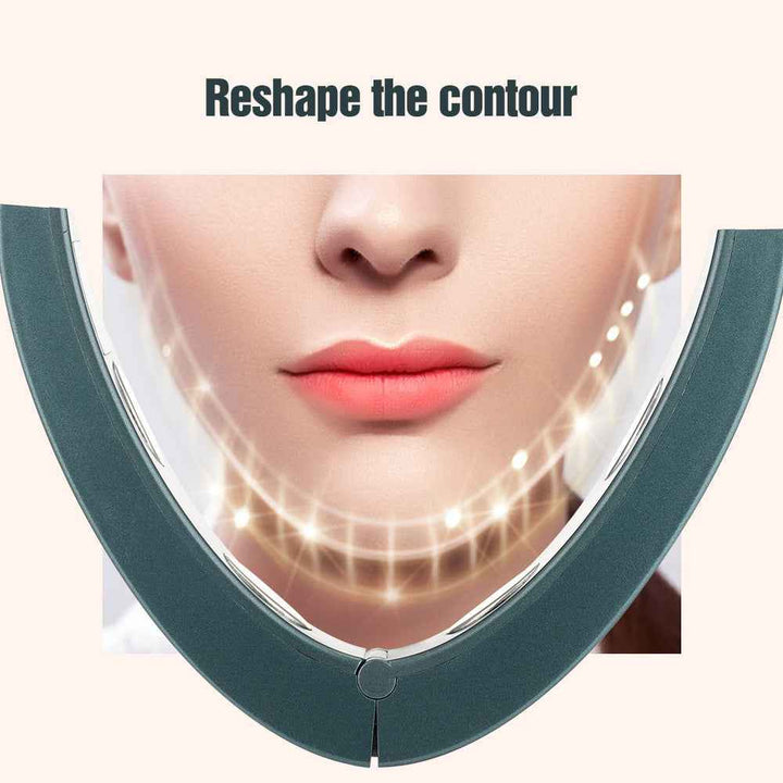V-Shaping EMS Face Lifting Device with LED Light Therapy