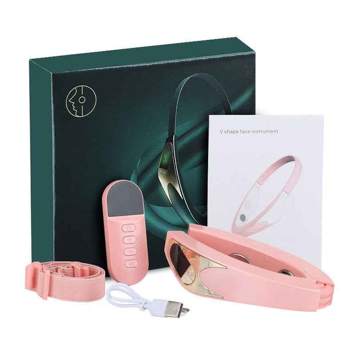 V-Shaping EMS Face Lifting Device with LED Light Therapy
